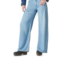 Lucky Brand Sky Blue Wide Leg Jeans